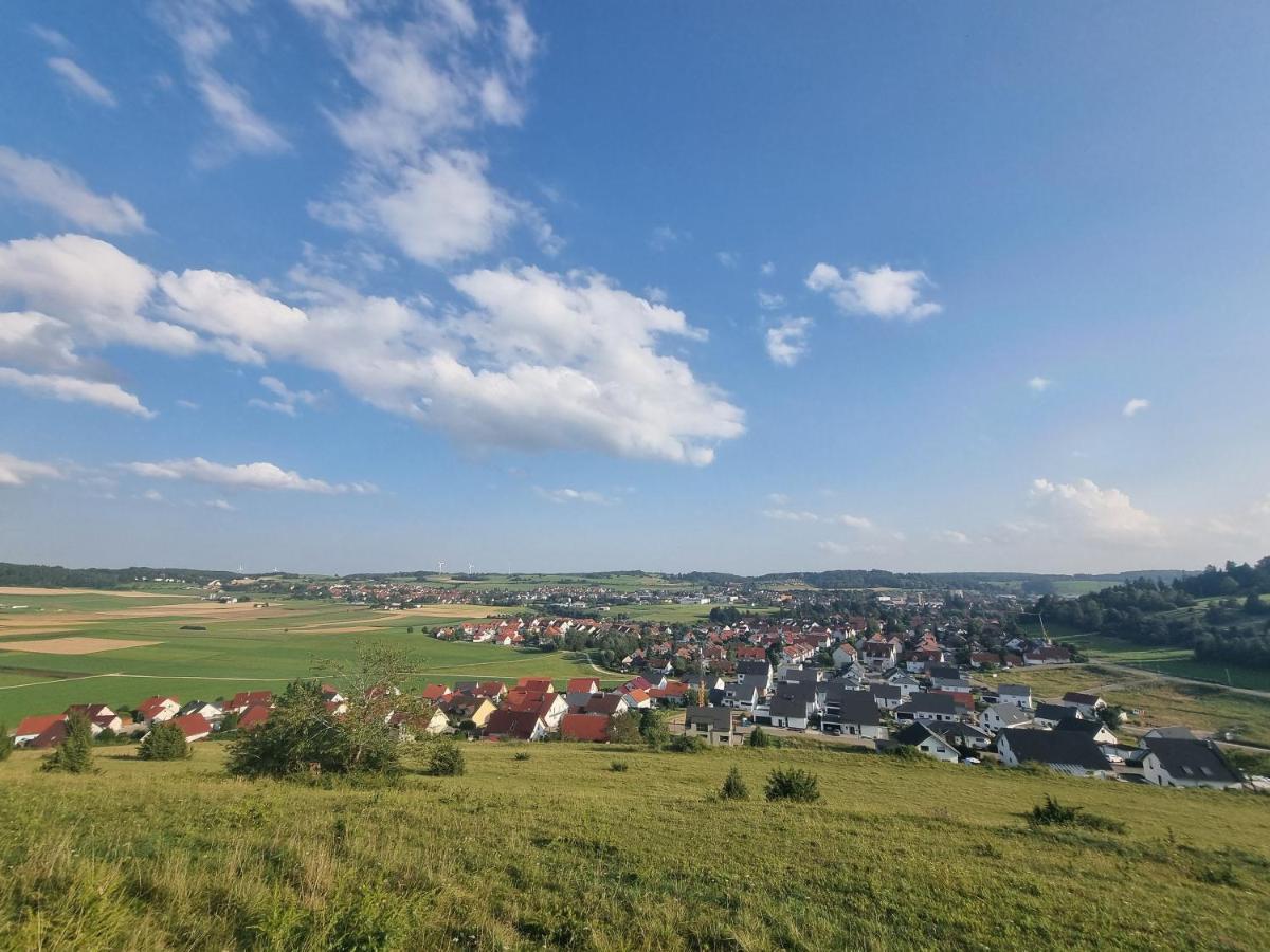 Ferienwohnung Biosphaerenblick Münsingen Exteriér fotografie