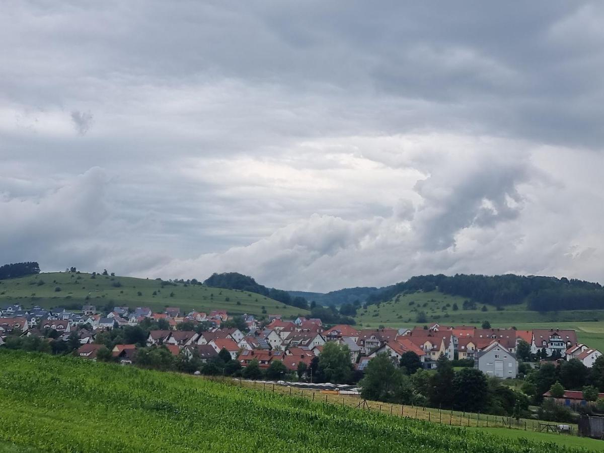 Ferienwohnung Biosphaerenblick Münsingen Exteriér fotografie